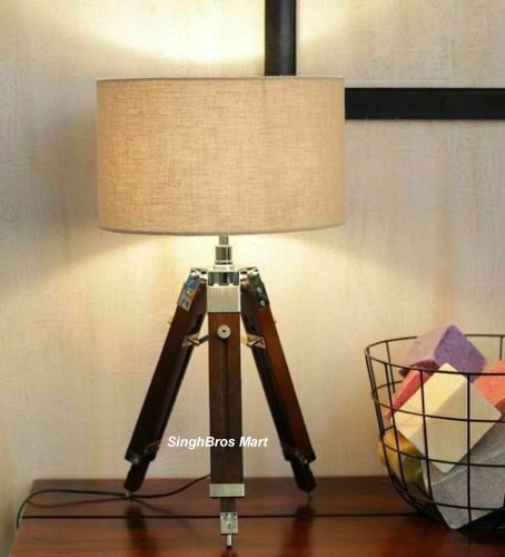 Nautical Table Lamp, Nautical Tripod stand