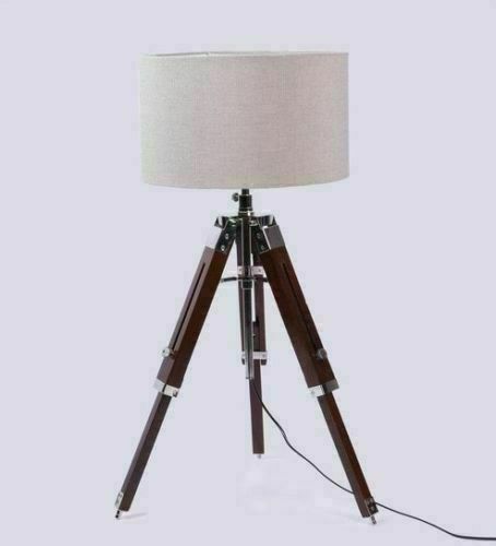 Nautical Beautiful Shade Lamp Table Tripod Stand Home Decor1