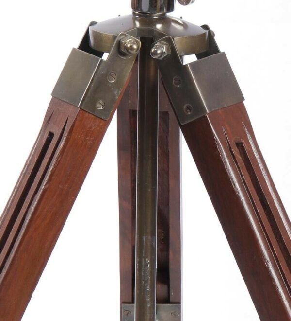 Nautical Table Lamp| Nautical Studio Brown Wooden Tripod & Floor lamp - Image 2