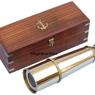 Brass Telescope vintage Nautical Designer Brass Pullout Telescope