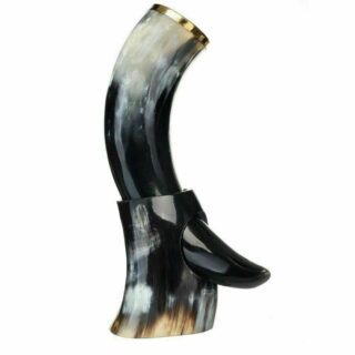 Ox Viking Drinking Horn With Horn Stand For Beer Wine Game of Thrones