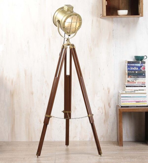 Vintage Spot light Theater Home Decorative Tripod Search light lamp