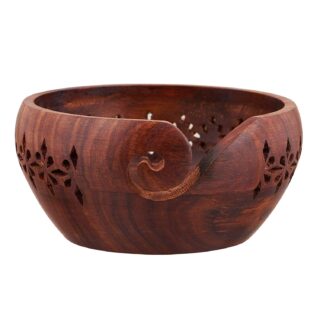 Special Wooden Yarn Bowl Durable  Yarn Storage for Knitters- Beautiful Gift