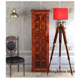 Antique  Beautiful Shade Lamp Tripod Stand Home Decor