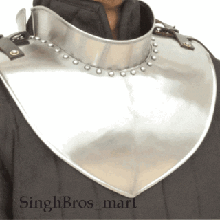 KNIGHTS TEMPLAR GORGET NECK PLATE ARMOR