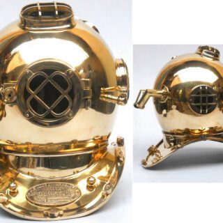 Nautical Sea Marine Diver Helmet Antique Diving Sailor Brass Helmet Collectible