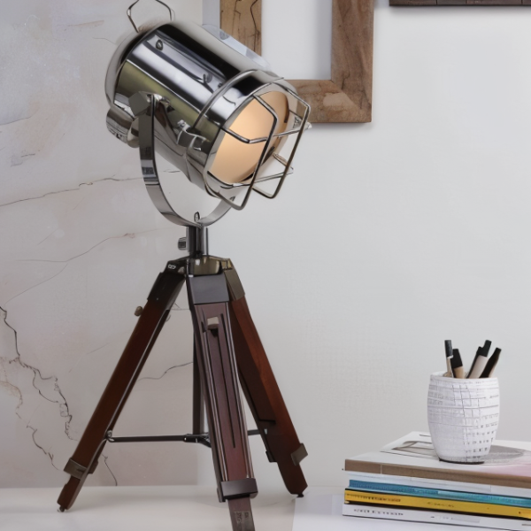 Marine Studio Table Lamp With Tripod Spot Light - Image 3