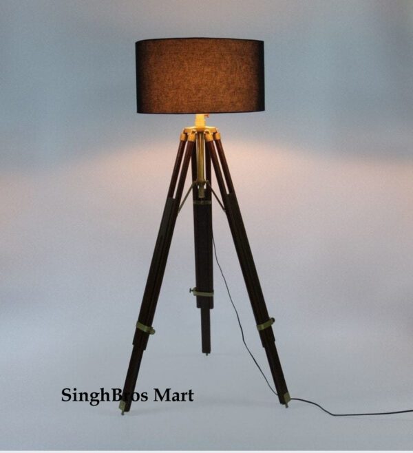 Nautical Beautiful Shade Lamp Table Tripod Stand Home Decor