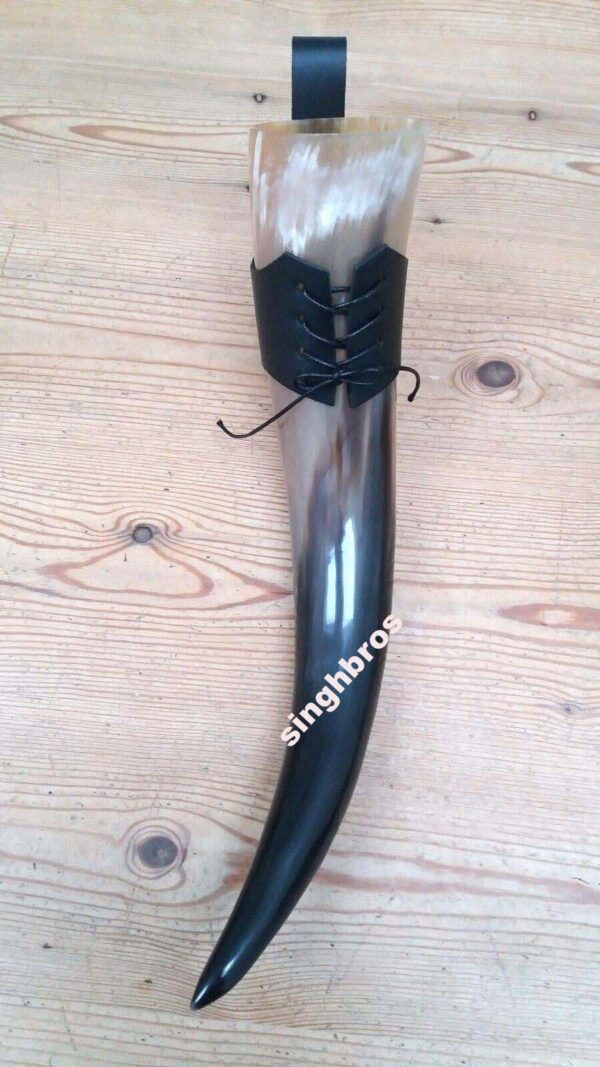 Viking Drinking Horn Reenactment Medieval