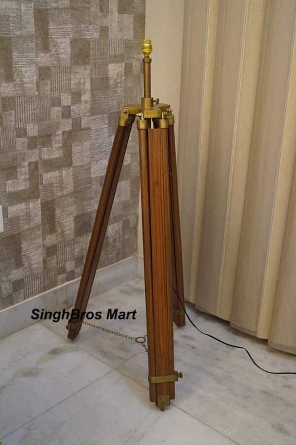 vintage wooden tripod